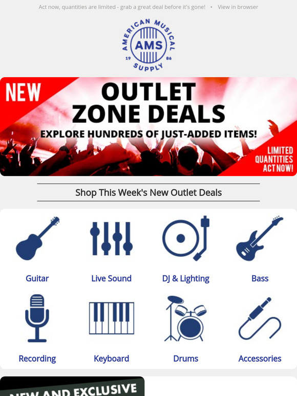 Save Now on Gently Used Gear - Open-Box Outlet Zone Deals are Here!