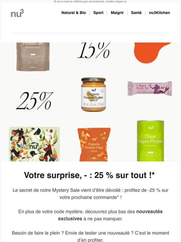 🎁 —, une surprise vous attend !