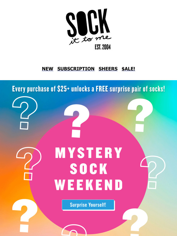 ⏳ Your Mystery Socks Are Waiting…
