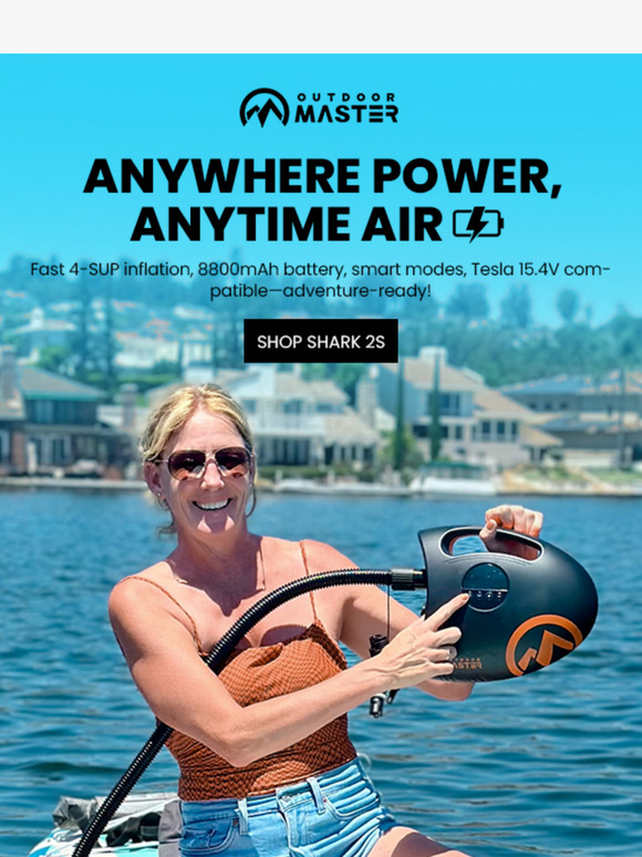Built-in Battery. 20 PSI. Total Freedom!