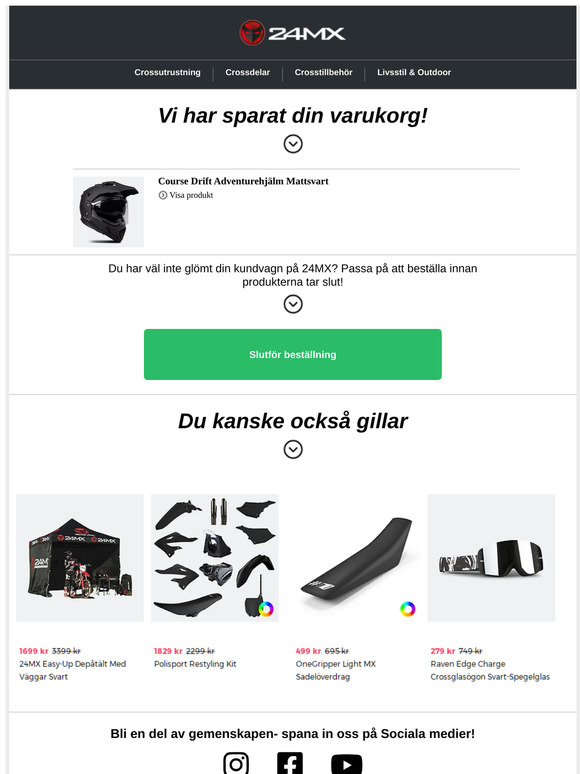 🛒 Du glömde något!