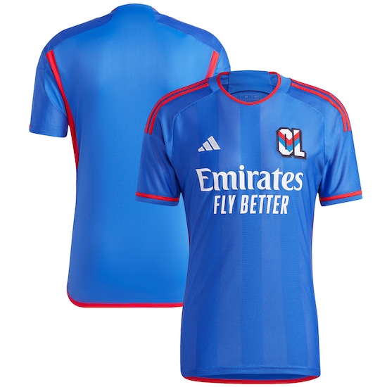 Olympique Lyon adidas Away Shirt 2023-24 -...