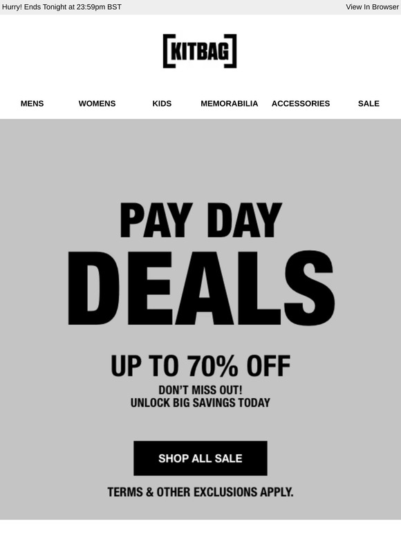 Final Hours | Don’t Miss Out On Up To 70% OFF!