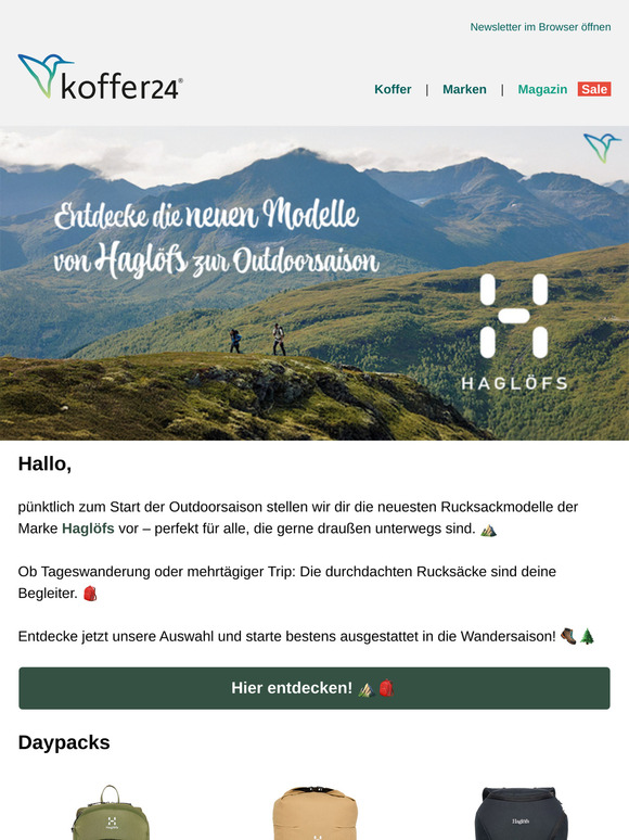⛰️ Neue Modelle von Haglöfs zur Outdoorsaison ✨