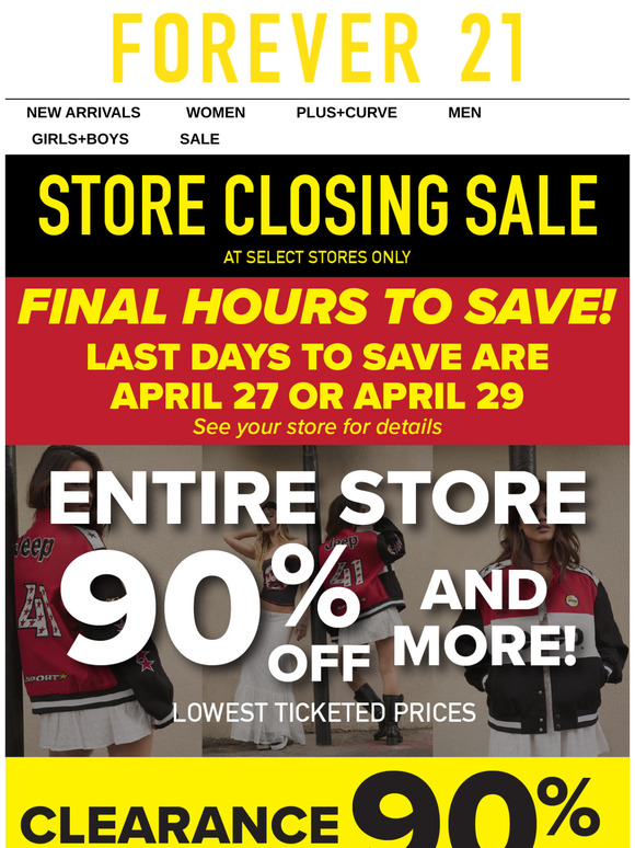 ⏰ Final Hours & Discounts at our Store Closing Sale!