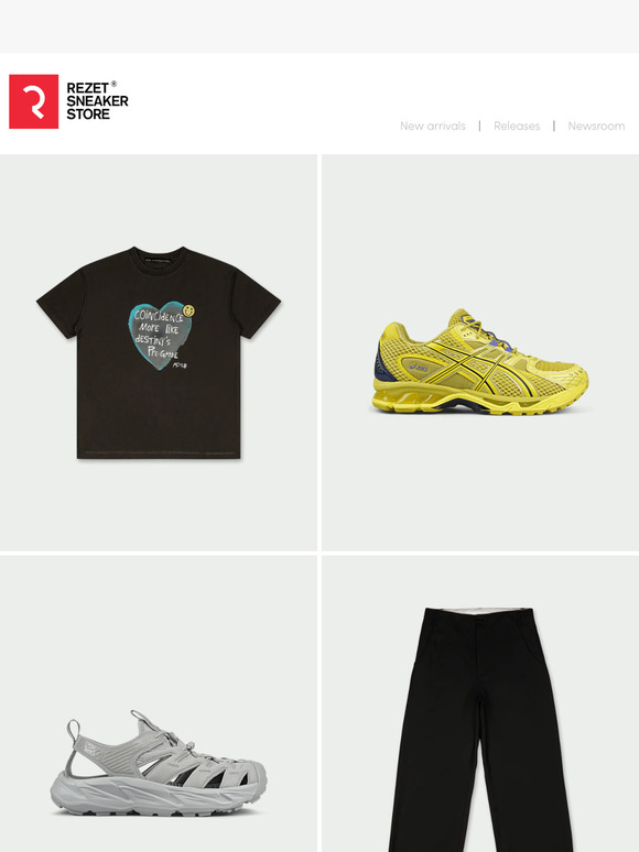 New arrivals from Asics, Amomento, Hoka and more.