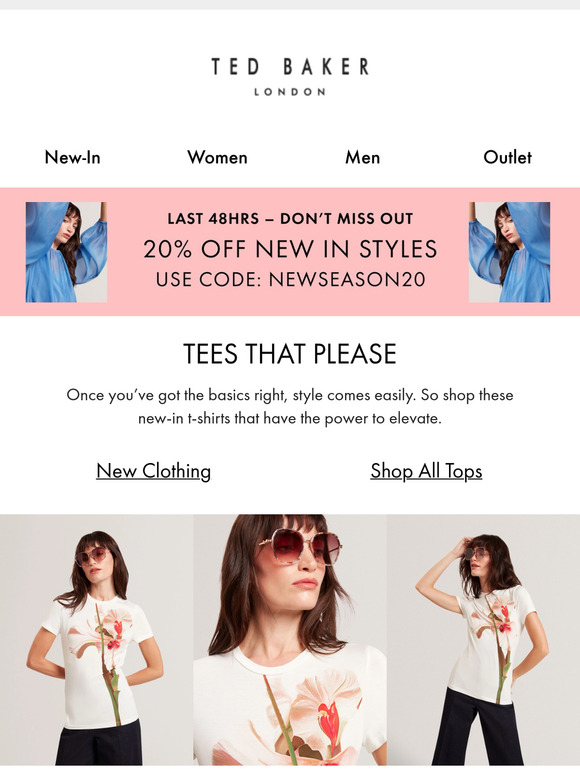 Last 48 Hours: 20% Off New In