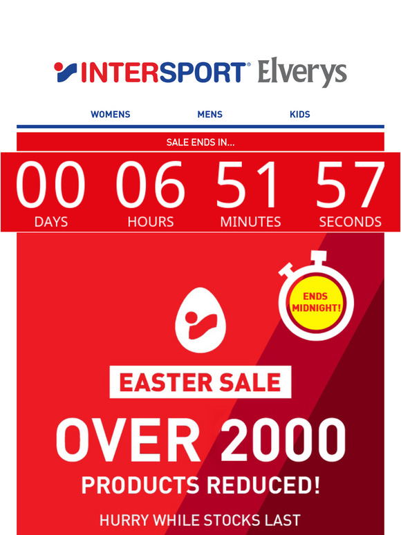 Easter Sale Ending Tonight!⏰ 2000 Products Reduced!