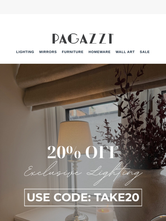 20% Off Pagazzi Design! 😍