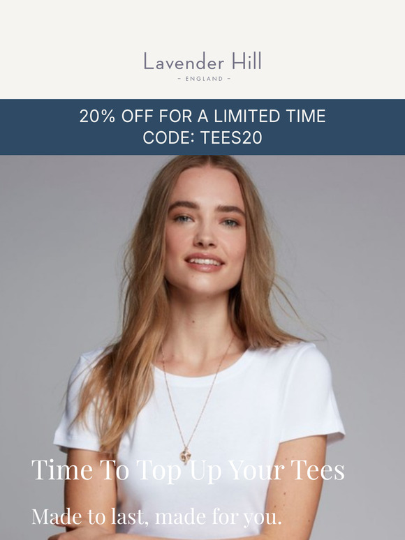Limited Time: 20% Off Soft Short Sleeve Tees!