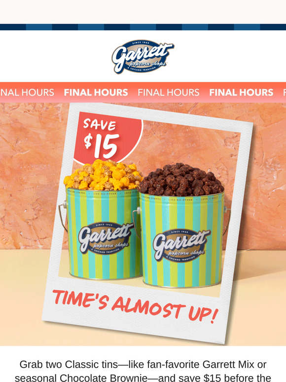 Final Hours for $15 Savings! ⏰