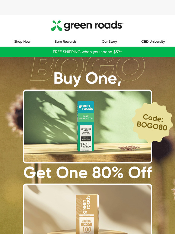 BOGO 80% Off Continues!