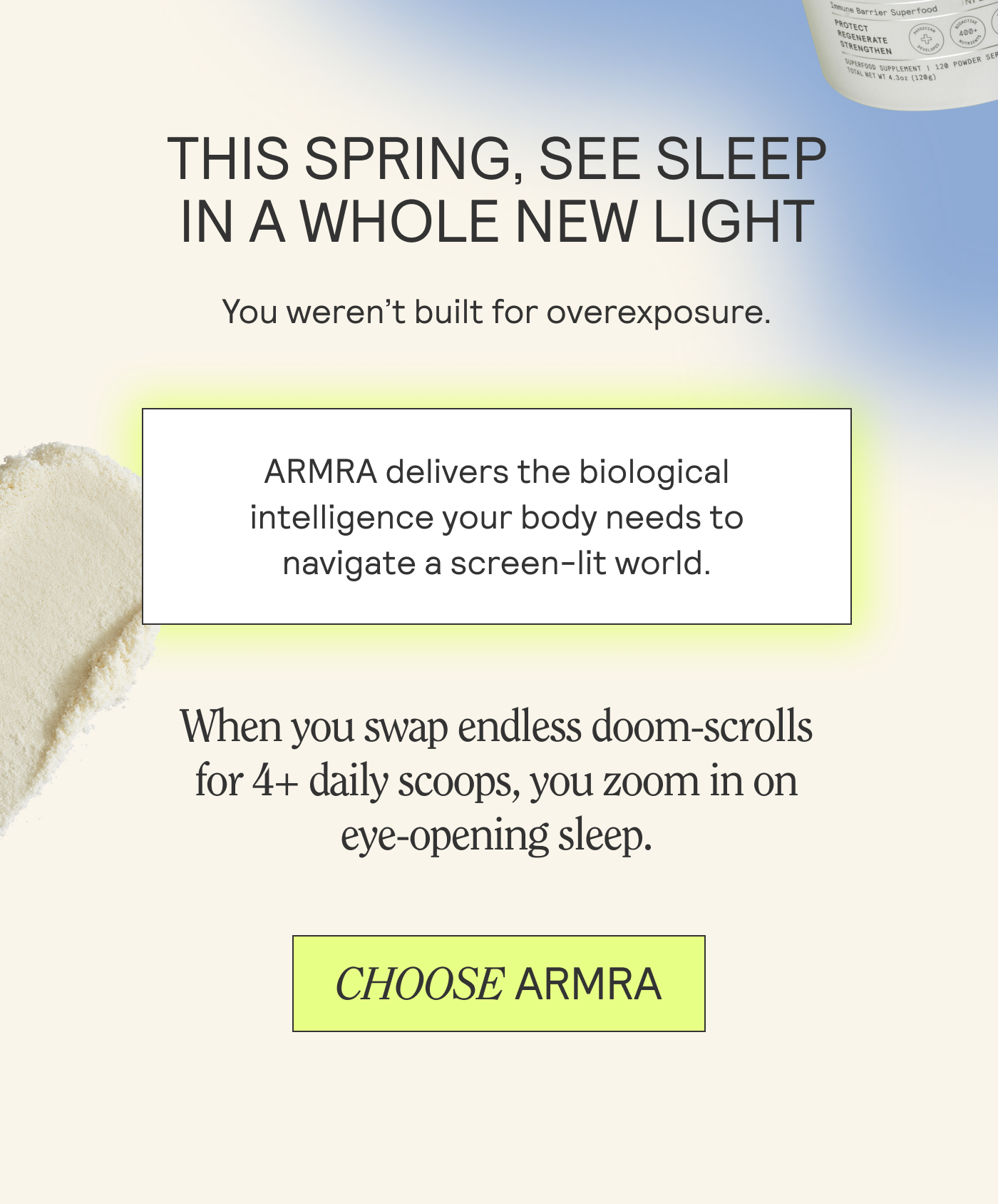 Choose ARMRA