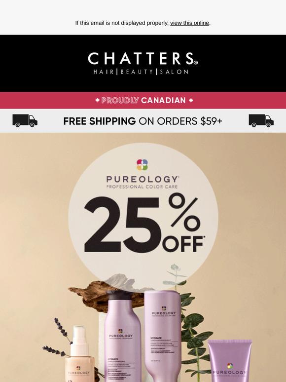 FINAL CALL 💜 Save 25% on Pureology ➕ The Hottest Tool Sale Ever