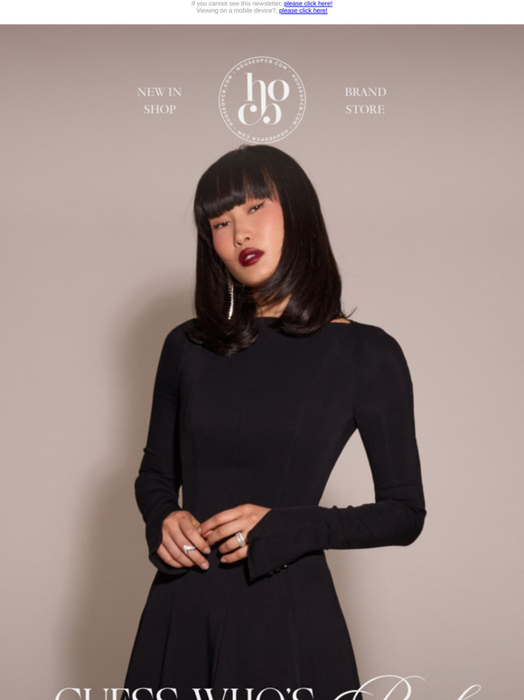 The perfect little black dress is back 💌
