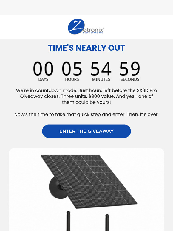 Final Hours for the SX3D Pro Giveaway!
