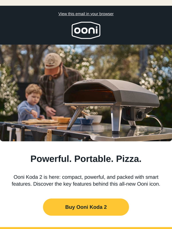 What makes Ooni Koda 2 so portable, yet powerful?