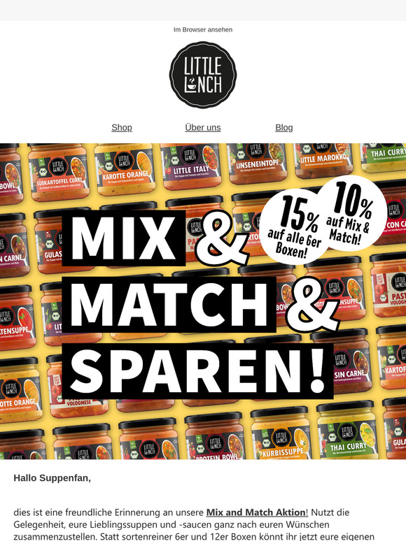 10% Rabatt - Auf Mix & Match