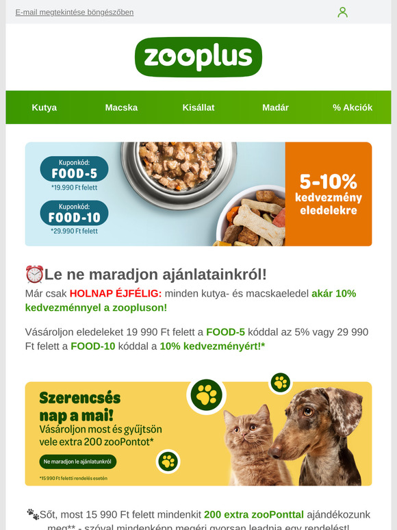 ⏰Nemsokára véget ér ajánlatunk