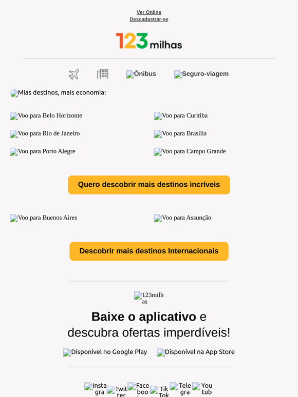✈️Preços baixos e destinos INCRÍVEIS!