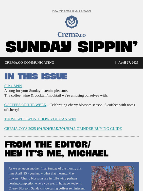 CREMA.CO’S HANDHELD/MANUAL GRINDER BUYING GUIDE