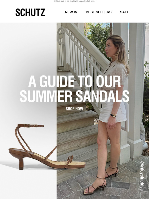 A Guide to Our Summer Sandals