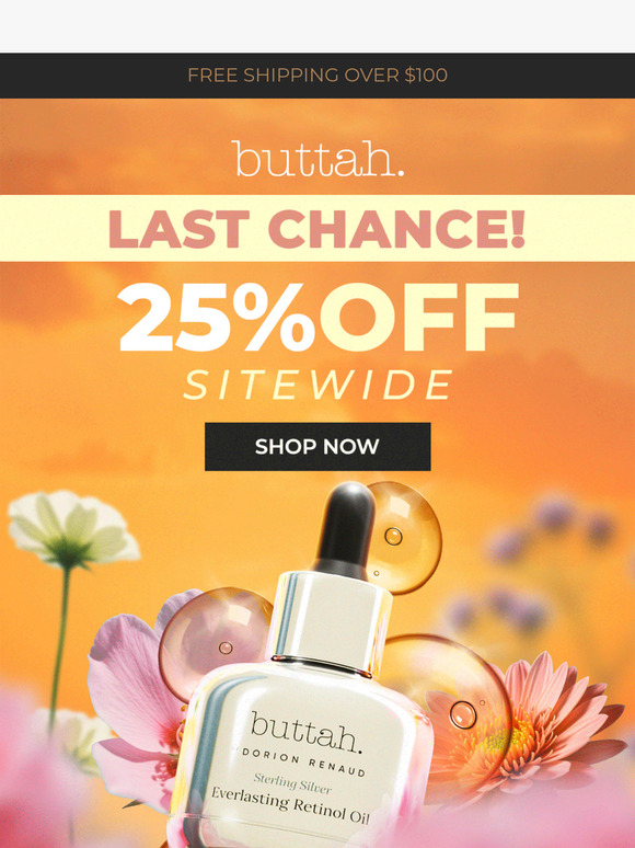Final Countdown! 25% off Sitewide