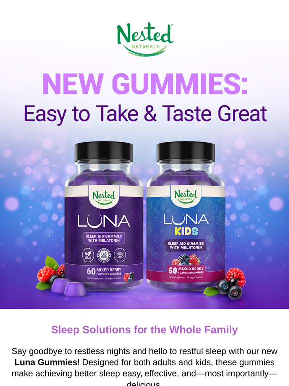 Kids can't get to sleep? Try these gummies!