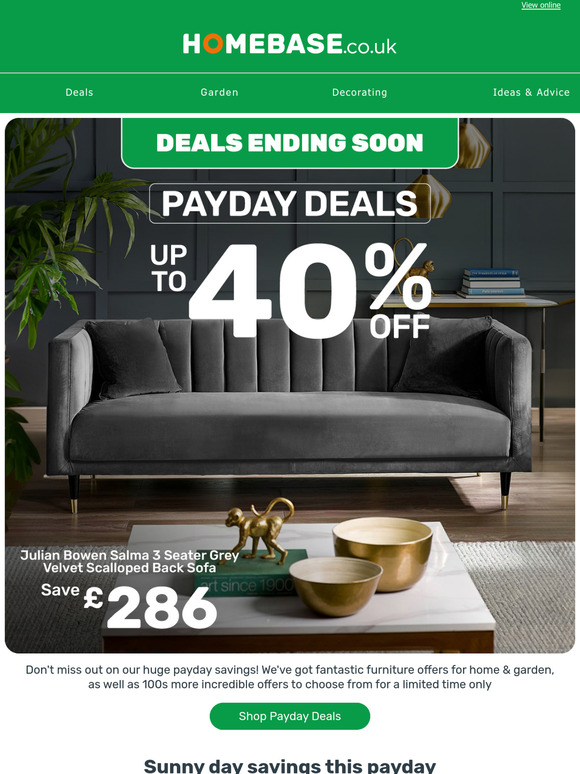Last chance ⏰ up to 40% OFF with Payday Deals