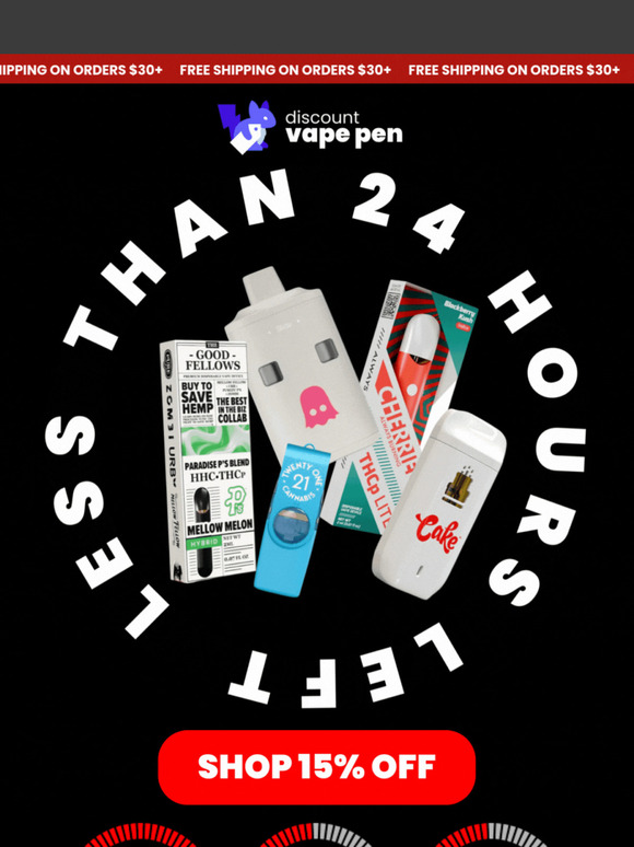 🚨 15% OFF: Less than 24 Hours Left