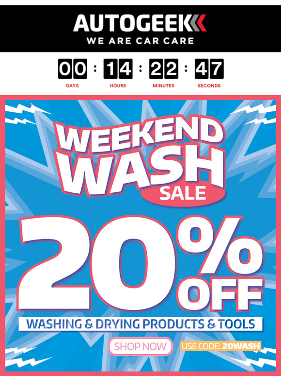 LAST DAY⏰ 20% Off Wash & Dry Essentials!