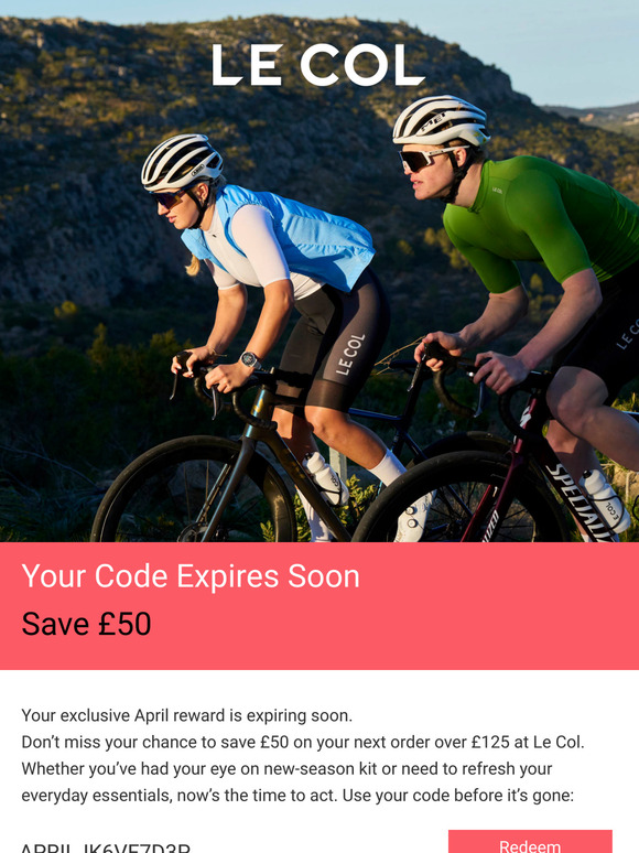 Your £50 Code Expires Soon