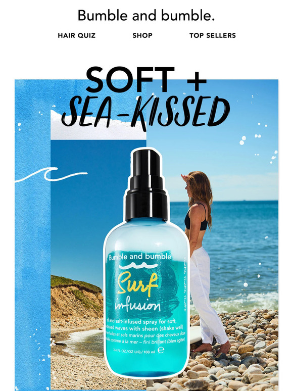 Ride the waves (in your hair).