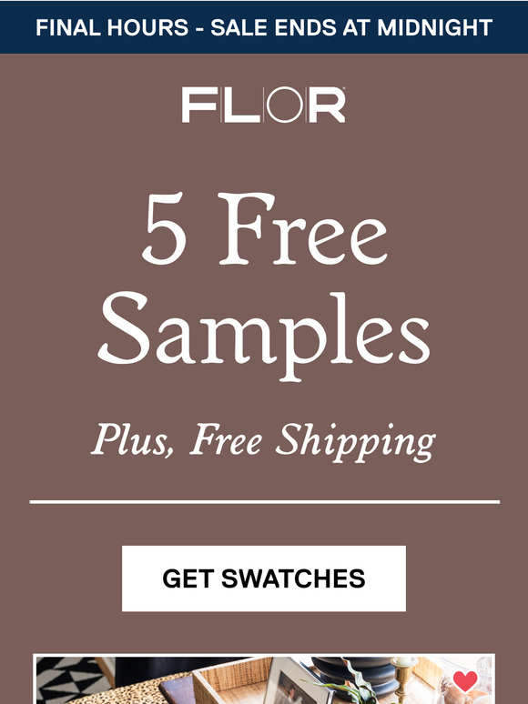 Final hours: 5 free samples ends tonight 😱