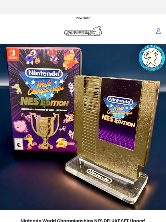 Nintendo World Championships NES DELUXE SET i lager!