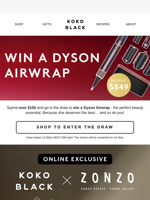 A gift for Mum, a Dyson Airwrap for you….