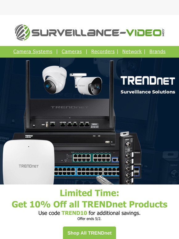 Don't Miss 10% Off TRENDnet Deals!