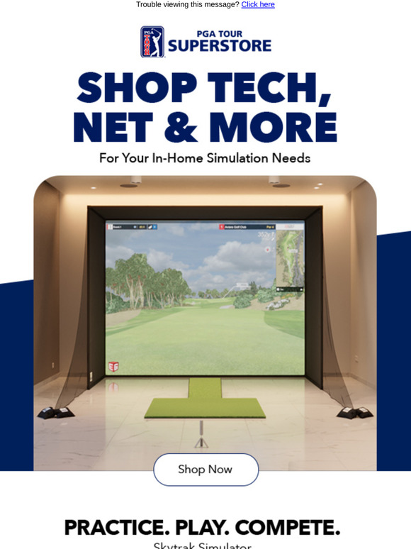 Your At-Home Golf Experience Starts Here!