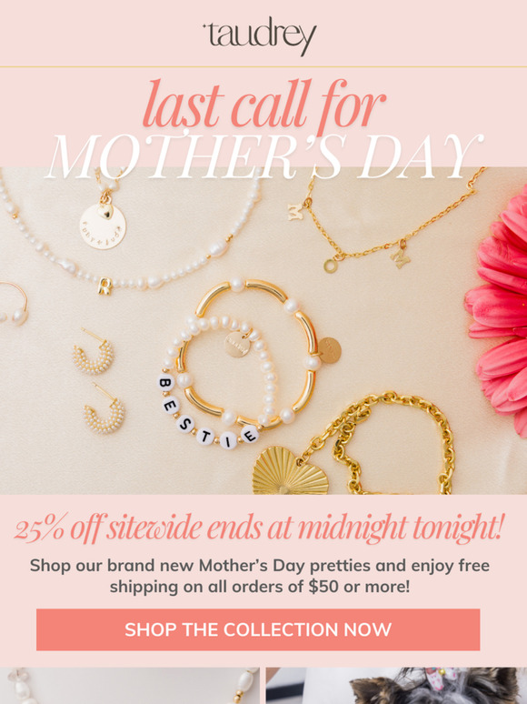 just a few hours left to shop for mom ⏳