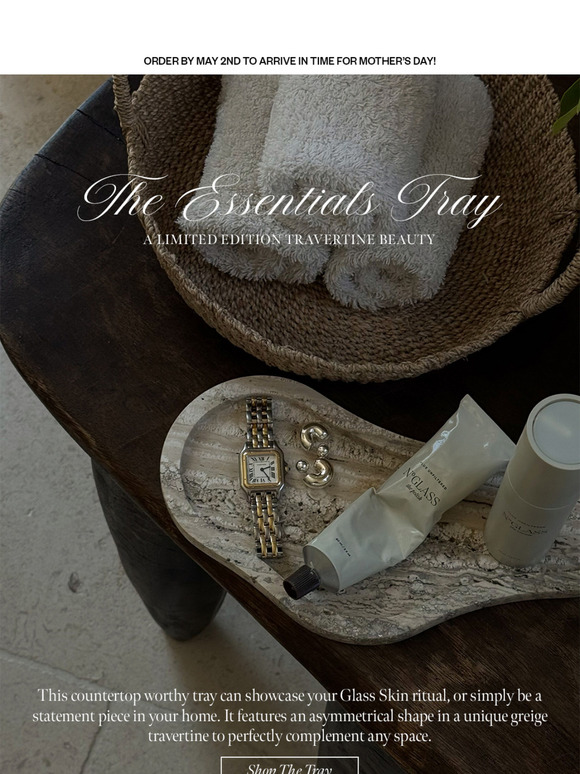 Just Dropped: The Limited Edition Essentials Tray.