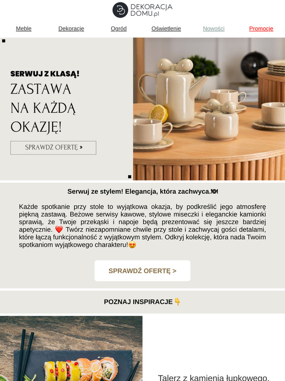 Serwuj swoje przekąski ze stylową zastawą.❤️