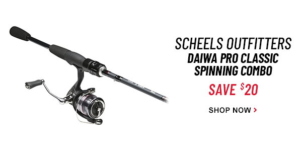 Shop Daiwa Scheels Outfitters Pro Classic Spinning Combo. Save $20.