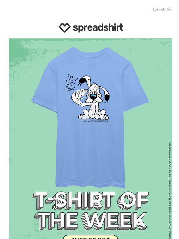 £8.99 for the Idefix T-Shirt of the week