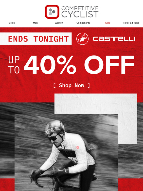 Castelli Sale ends today!