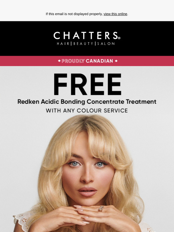 FREE Redken ABC Treatment with any colour service! ✂️✨