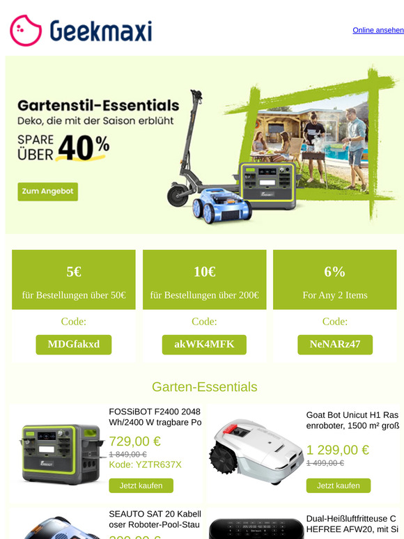 🏡Sommerzeit im Garten – Power, Pool und perfekte Helfer warten!