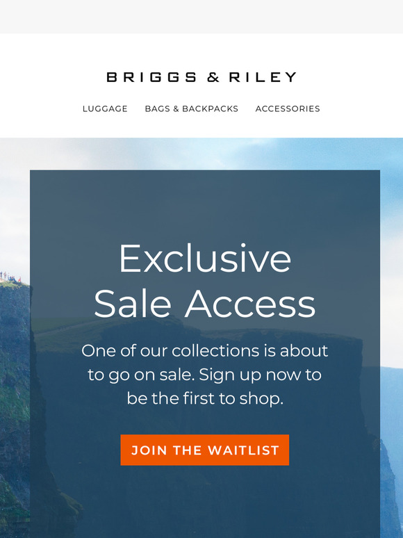 Traveler, Want Early Access To Our Sale?