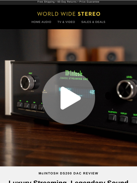 New Video Review: McIntosh DS200 Streaming DAC