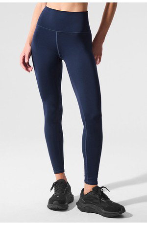 7/8 High-Waist Airlift Legging - Navy - Navy / XXS / 7/8 24.5"