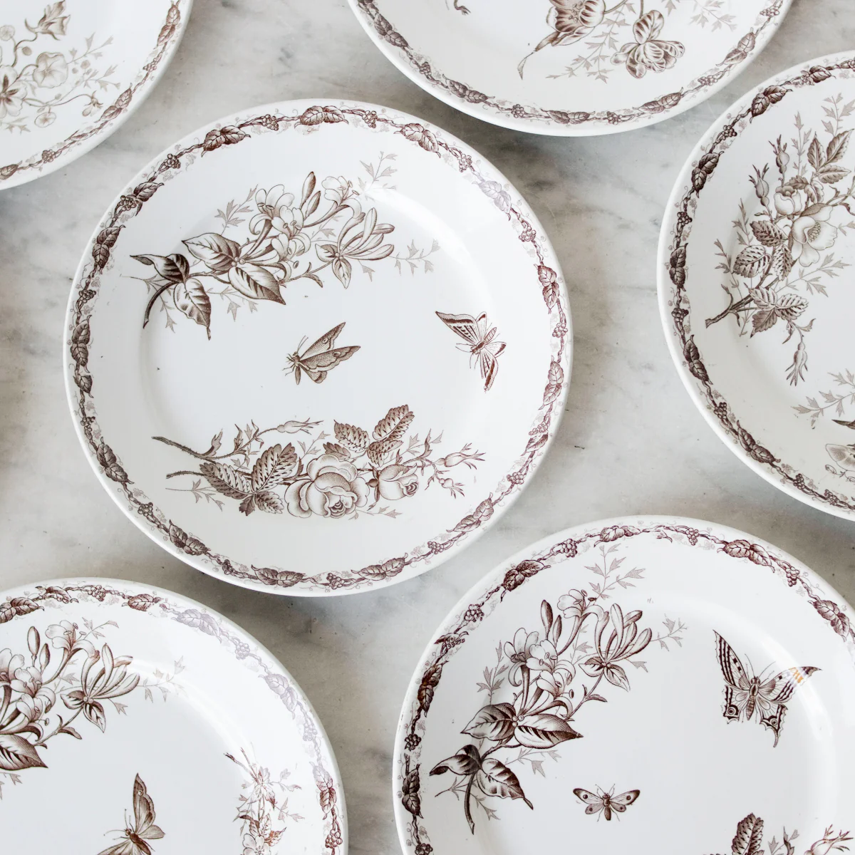 Image of Transferware Plate Set